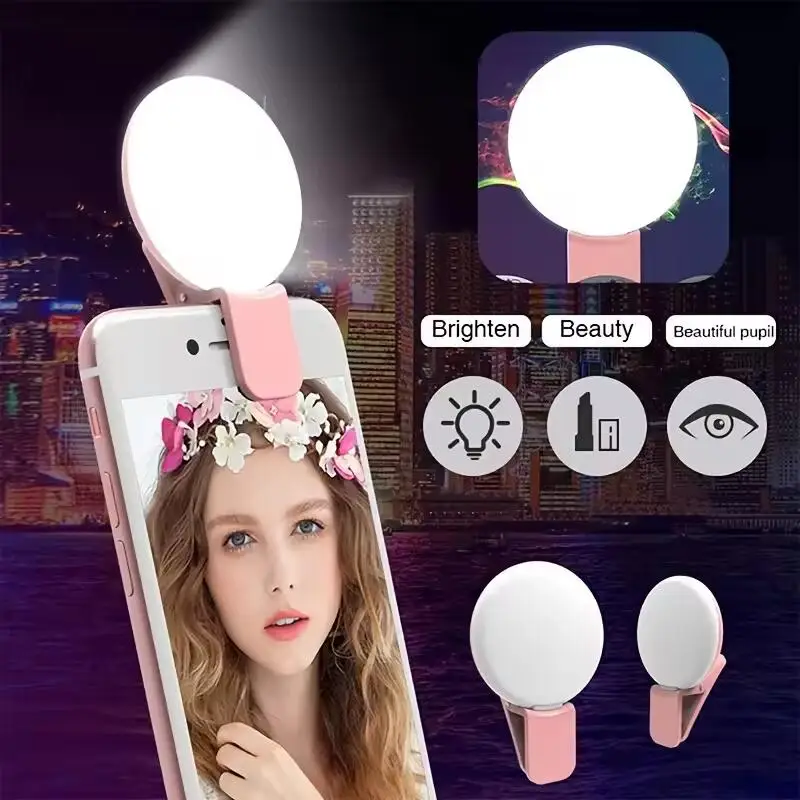 Lighting Visual - Portable Mini Selfie Ring Light LED