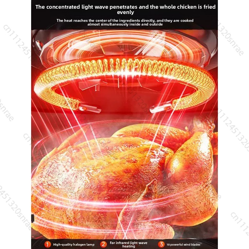 Glass Air Fryer, Household Smo - Lighting Visual 评论和价格