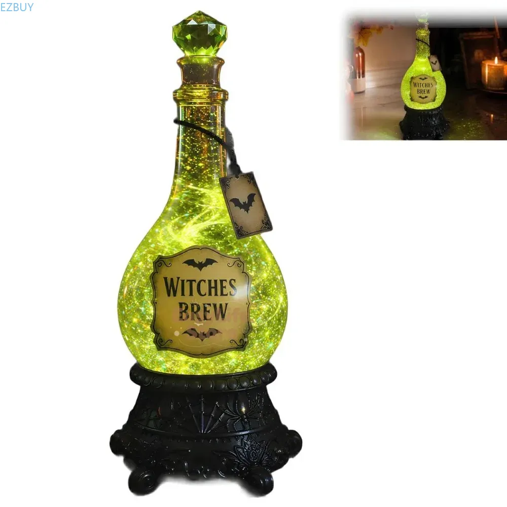Lighted Witches’ Brew Bottle G - Up Lighting Decor 评论和价格