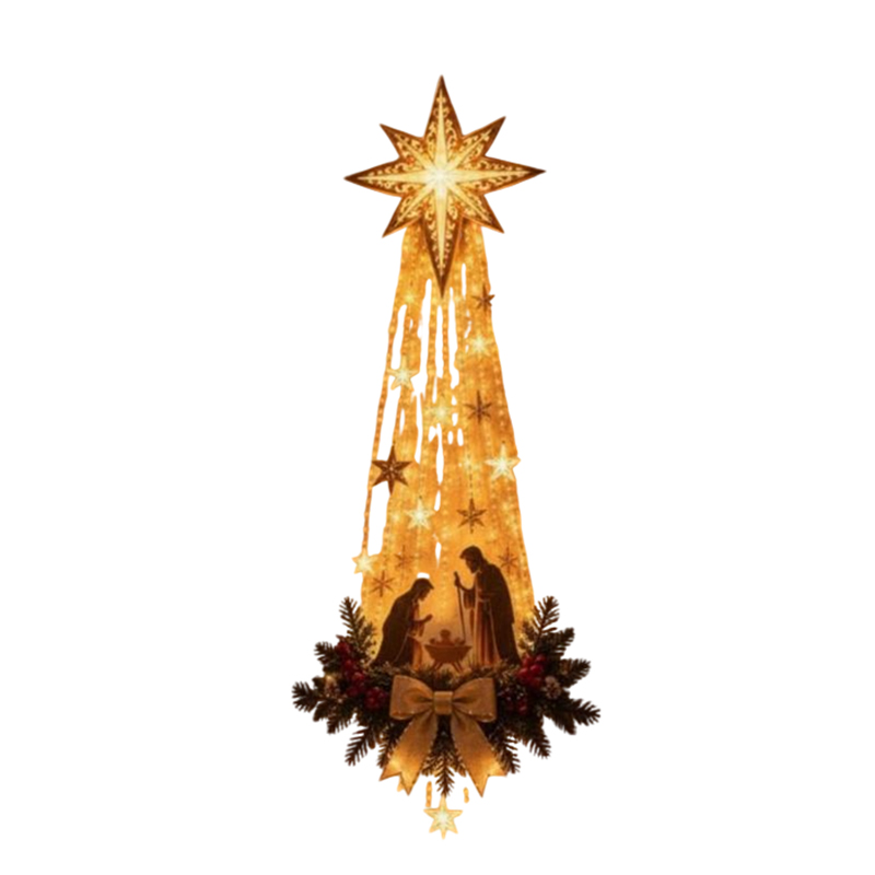 Bethlehem Star LED Wall Hangin - Lighting Christmas Decor 评论和价格
